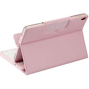 ZAORUN Tablet PC Toetsenbord IP071 Compatibel Voor iPad Pro 9.7 ""/iPad Air 2/iPad Air/iPad 9.7 (2018) & iPad 9.7 (2017) Afscheidbaar ABS Bluetooth Toetsenbord + Litchi Textuur Horizontale Flip Leder Ca