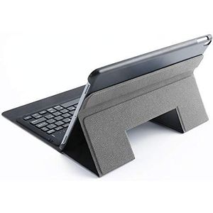 ZAORUN Tablet PC Toetsenbord K01 Ultradunne eendelige Bluetooth-toetsenbordhoes compatibel voor iPad Pro 11 inch (2018), met beugelfunctie (zwart) (kleur: grijs)