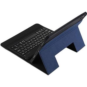 ZAORUN Tablet PC Toetsenbord K01 Ultradunne eendelige Bluetooth-toetsenbordhoes compatibel voor iPad Pro 11 inch (2018), met beugelfunctie (zwart) (kleur: blauw)