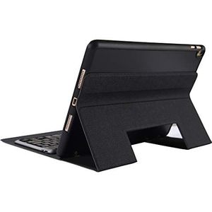 ZAORUN Tablet PC Toetsenbord K05B Bluetooth 3.0 Ultradunne Eendelige Bluetooth Toetsenbord Lederen Case Compatibel Voor iPad Air/Pro 10.5 inch (2019), met pensleuf en houder (zwart) (Kleur: zwart)
