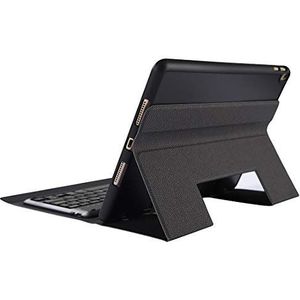 ZAORUN Tablet PC Toetsenbord K05B Bluetooth 3.0 Ultradunne Eendelige Bluetooth Toetsenbord Lederen Hoes Compatibel Voor iPad Air/Pro 10.5"" (2019), met Pen Slot & Houder (Zwart) (Kleur: Grijs)