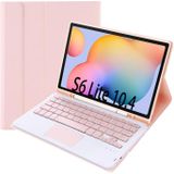 A610B-A Candy Color Bluetooth-toetsenbordleer met penslot & touchpad voor Samsung Galaxy Tab S6 Lite 10 4 inch SM-P610 / SM-P615