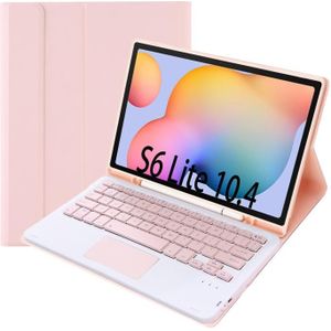 A610B-A Candy Color Bluetooth-toetsenbordleer met penslot & touchpad voor Samsung Galaxy Tab S6 Lite 10 4 inch SM-P610 / SM-P615