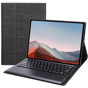SF128 Tree Texture Bluetooth Keyboard Leather Tablet Case For for Microsoft Surface Pro 8