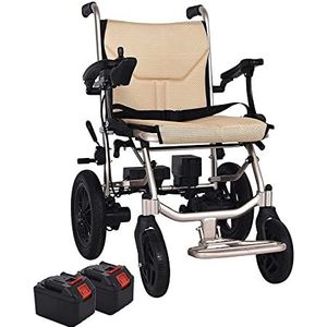 Opvouwbare Elektrische Rolstoel - Lichtgewicht - 14 kg - Met Krachtige Motoren - Inclusief 2 Lithiumbatterijen