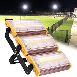 LED schijnwerper 150W LED schijnwerper super helder 150000LM schijnwerper buiten LED schijnwerper buiten schijnwerper, buitenlamp voor sportveld garage tuin achtertuin oprit,Coldwhite