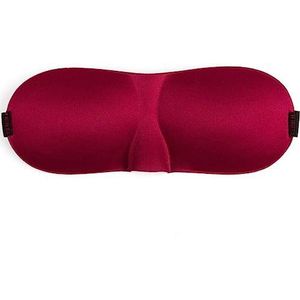 Oogmasker Slapen Slaaphulp Blinddoek, Blokkeer Licht 3D Voorgevormd Comfortabel Ultra Zacht for Reisdutje Nachtelijk Slapen (Oranje) (Kleur: Rood, Maat: One Size) (Color : Rosso, Size : 1 count (Pac