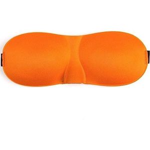 Oogmasker Slapen Slaaphulp Blinddoek, Blokkeer Licht 3D Voorgevormd Comfortabel Ultra Zacht for Reisdutje Nachtelijk Slapen (Oranje) (Kleur: Rood, Maat: One Size) (Color : Oranje, Size : 1 count (Pa