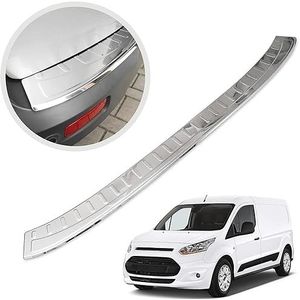 Auto Rvs Achterbumper Protector Guards, Kofferbak Dorpel Plaat Scuff Anti-Scratch Cover Collision Strip voor Ford Transit Connect de 2014-, Auto Styling Trim Accessoires