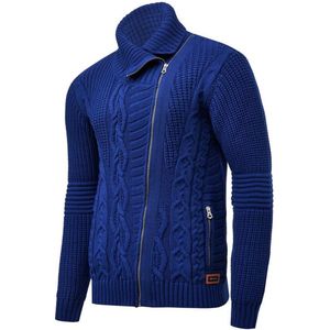 Rusty Neal - Kabel Gebreid Vest - Grijs - Heren