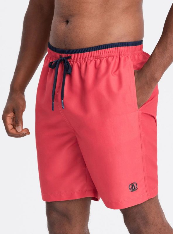 Italian Style - Zwembroek Heren - Coral - Strandmode - Italianstyle