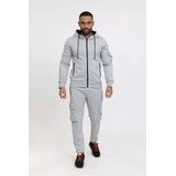 Zayne Milano - Marniga - Heren Joggingpak - Grijs - Ritszakken