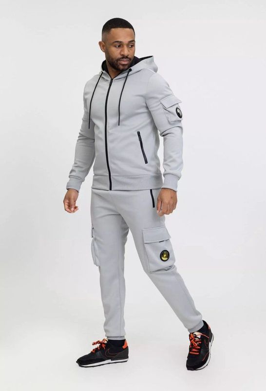 Zayne Milano - Marniga - Heren Joggingpak - Grijs - Ritszakken