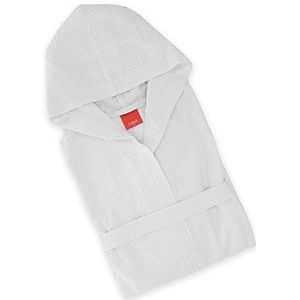 Gabel Badjas met capuchon, 10 wit, medium