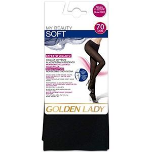 GOLDEN LADY My Beauty 70 2P panty's, 70 DEN, zwart (zwart 099A), X-Large (maat fabrikant: 5 - XL) (set van 2) dames