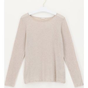 Oroblu Perfect Line Cashmere - T-Shirt Long Sleeve - Kleur Beigemall