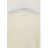 Perfect Line Cashmere - T-Shirt - Ivory - Lange Mouwen