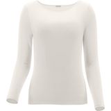 Perfect Line Cashmere - T-Shirt - Ivory - Lange Mouwen
