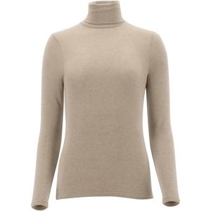 Oroblu Perfect Line Cashmere - Turtle Neck Long Sleeve - Kleur Beigearge