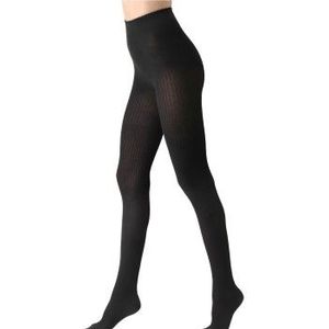 Oroblu Eco Sneakers Natural Rib Panty Dames Panty - Black - Maat S/M