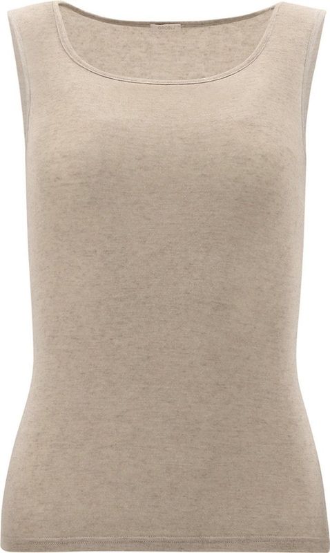 Effen macramé katoenen tanktop