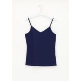 Oroblu Perfect Line Cotton - Top - Kleur Blauw - Maat S