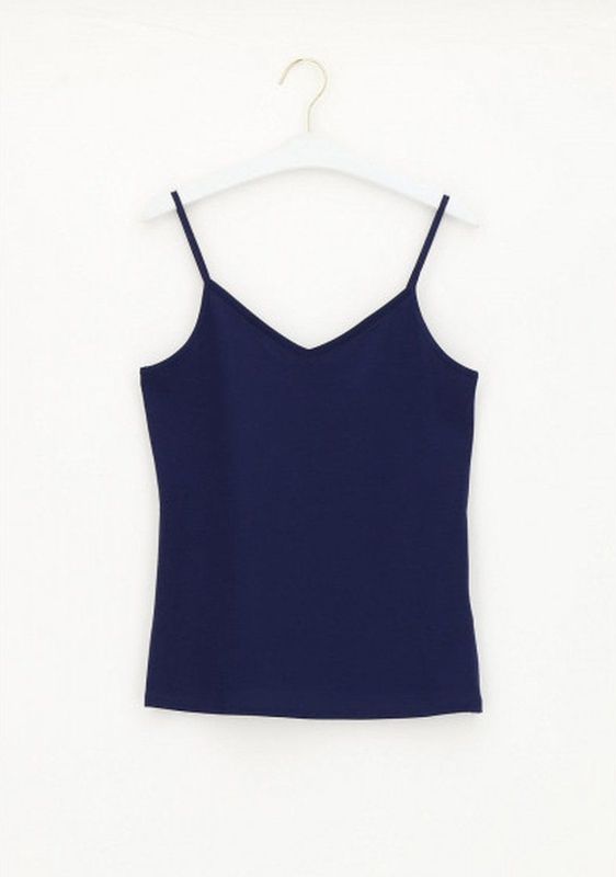 Oroblu Perfect Line Cotton - Top - Kleur Blauw - Maat S