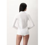 Oroblu Perfect Line Cotton Ondershirt met Polokraag Wit