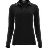 Oroblu Perfect Line Cotton Ondershirt met Polokraag Zwart