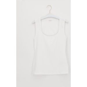 Perfect Line Cotton Tank Top 1000 White