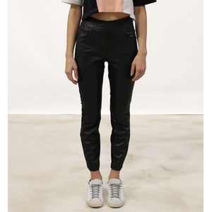 Deha - Zwarte Legging - Fashionwear - Imitatieleer - Slank Model