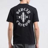 Replay - Custom Print Shirt - Zwart - T-shirt