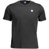North Sails - T-shirt - Zwart - Katoen