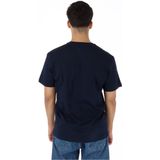 North Sails - T-shirt - Blauw - Katoen - Korte Mouwen - Ronde Hals