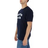 North Sails - T-shirt - Blauw - Katoen - Korte Mouwen - Ronde Hals