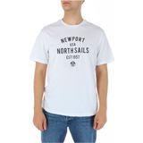 North Sails - T-shirt - Korte Mouwen - Ronde Hals - 100% Katoen - Zwart