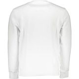 North Sails - Sweatshirt - Wit - Geribbelde Ronde Hals