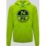North Sails - Sweatshirt - Groen - Activewear Style - Lange Mouwen - Voor Heren
