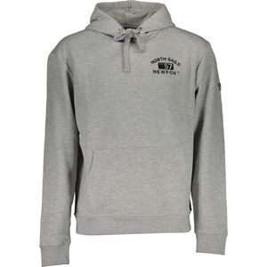 North Sails - Grijze Hoodie - Heren - Katoen