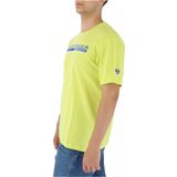 North Sails - T-shirt - Grijs - Katoen - Korte Mouwen met Geribbelde Afwerking