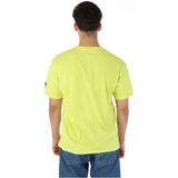 North Sails - T-shirt - Grijs - Katoen - Korte Mouwen met Geribbelde Afwerking