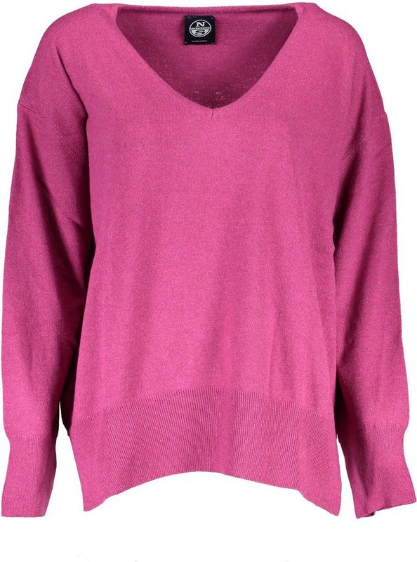 North Sails, Dames, Truien, Paars, Maat: XS Wol,