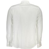 North Sails, Heren, Overhemden, Wit, Maat: S Linnen,