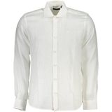 North Sails, Heren, Overhemden, Wit, Maat: S Linnen,