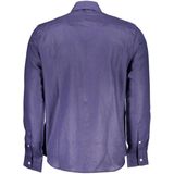 North Sails - Overhemden - Blauw - Linnen - Casual Shirt