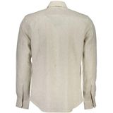 Linnen Casual Overhemd Lange Mouwen