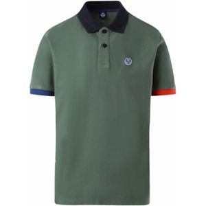 Polo North Sails Men SS Polo Graphic Garden Green-XXL