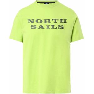 North Sails - SS T-Shirt Graphic - Lime - Biologisch Katoen