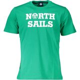 North Sails - Graphic Tee - Groen - T-shirt - Korte Mouwen - Ronde Hals