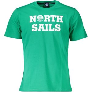 North Sails - Graphic Tee - Groen - T-shirt - Korte Mouwen - Ronde Hals